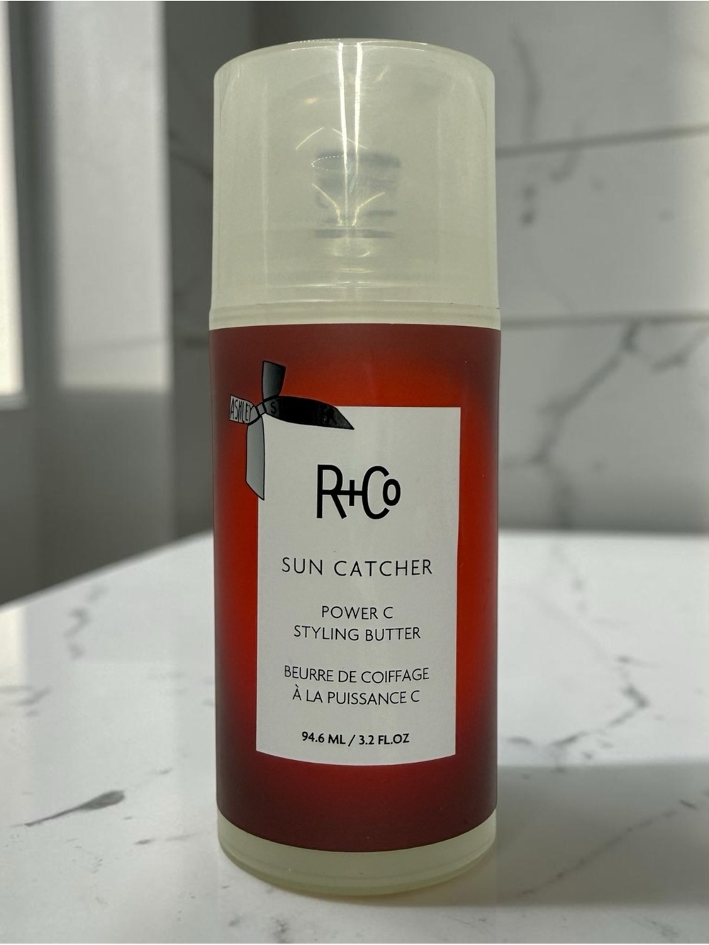 R+Co SUN CATCHER Power C Styling Butter 3.2 oz Curl Frizz Heat Protectant